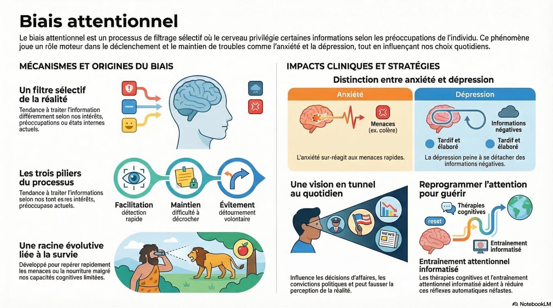Le biais attentionnel