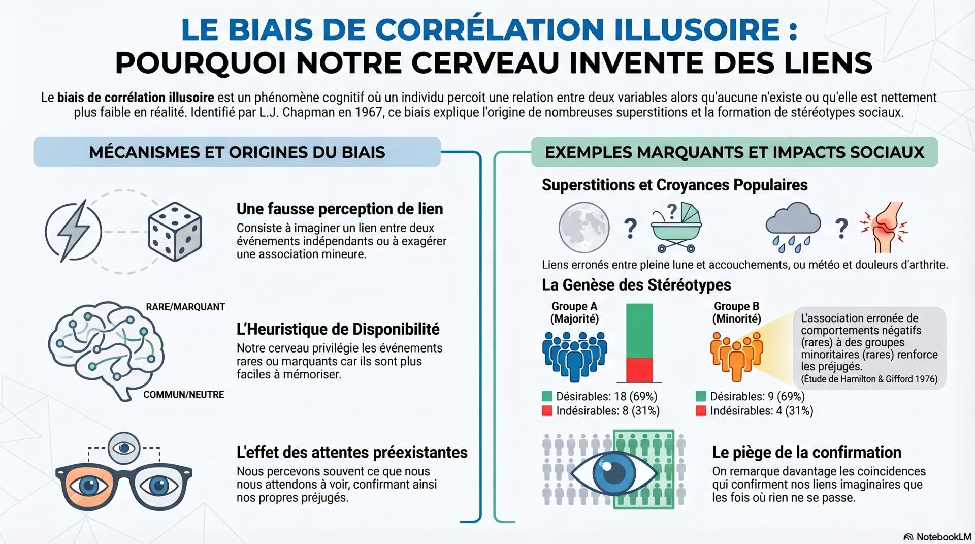 Le biais de corrélation illusoire